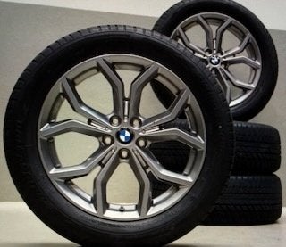 Roues d'hiver d'origine pour BMW X3 - X4 en très  bon état, Banden en Velgen, Winterbanden, Ophalen, 19 inch
