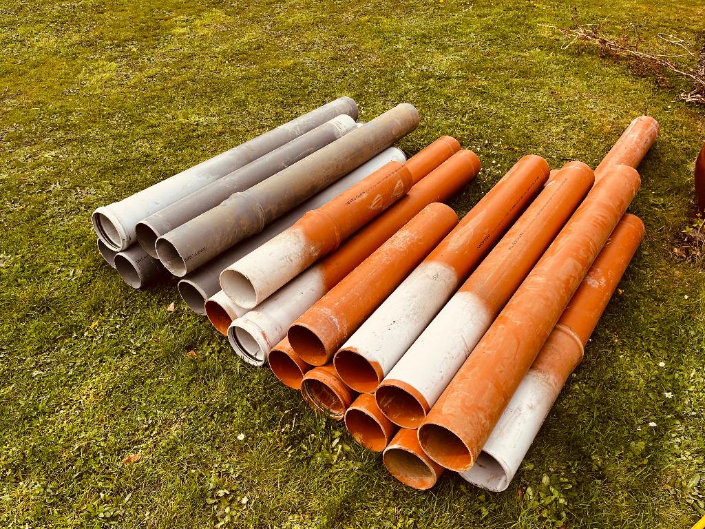 partij PVC dia 160mm, Doe-het-zelf en Bouw, Buizen en Afvoer, Ophalen, Zo goed als nieuw, PVC, 80 mm of meer