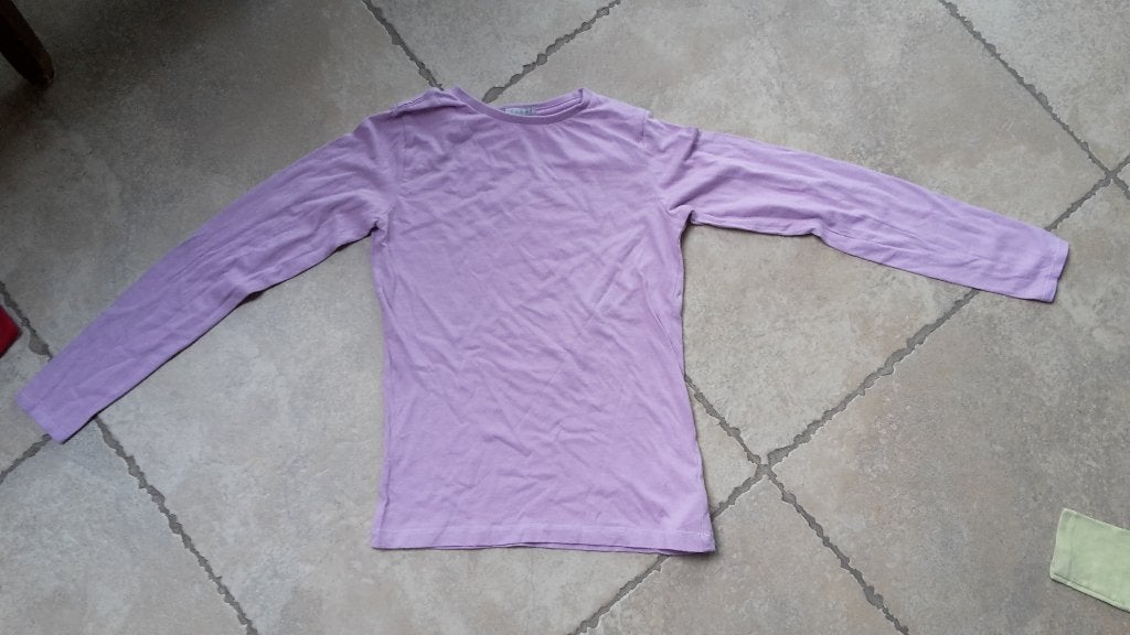 1 euro koopjes ! roze longsleeve met 140, Kinderen en Baby's, Kinderkleding | Maat 140, Meisje, JBC, Ophalen of Verzenden, Zo goed als nieuw