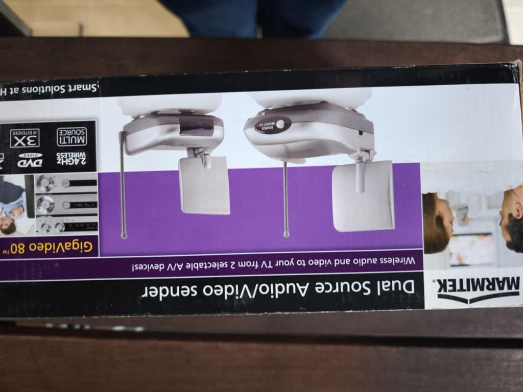 Marmitek dual source audio video sender Draadloos tv kijken, Ophalen