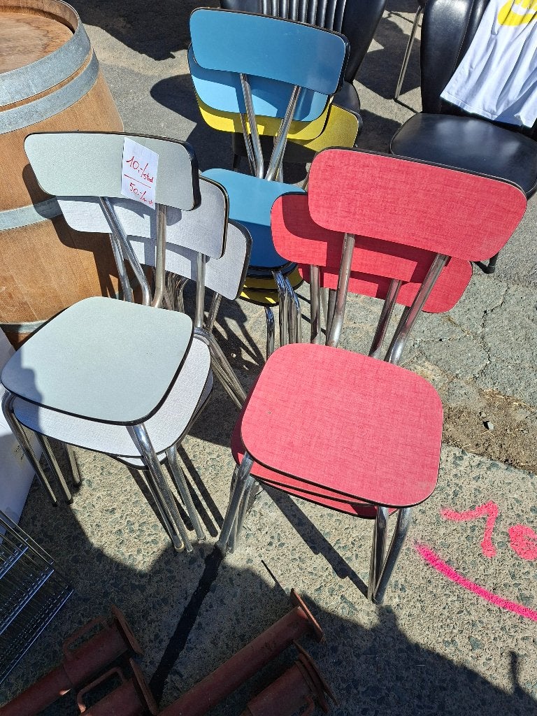 chaises en formica, Enlèvement, Utilisé