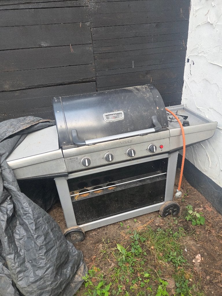 Gas bbq, Ophalen