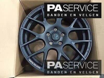 Nw 17 inch Matblack Sparco Mini F56 F57 set inc Dunlop TPMS, -, -, Banden en Velgen, Nieuw