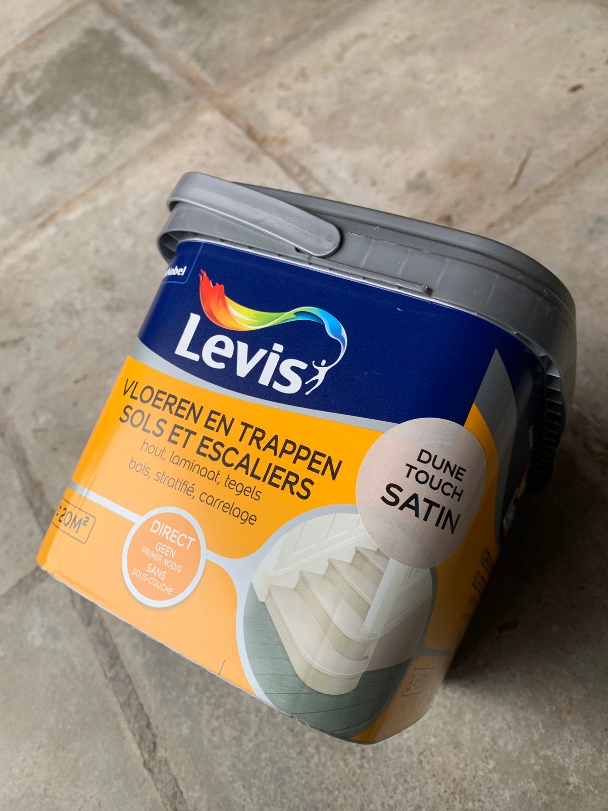 Levis Vloeren en Trappen Verf 2L – Nieuw, Doe-het-zelf en Bouw, Ophalen, Verf