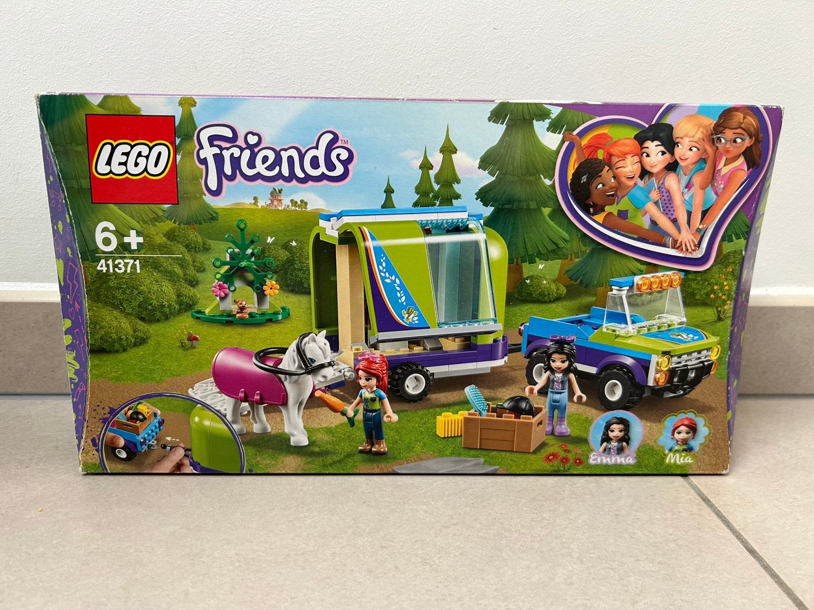 LEGO Friends 41371 Mia's paardentrailer, Ophalen, Lego, Friends, Zo goed als nieuw