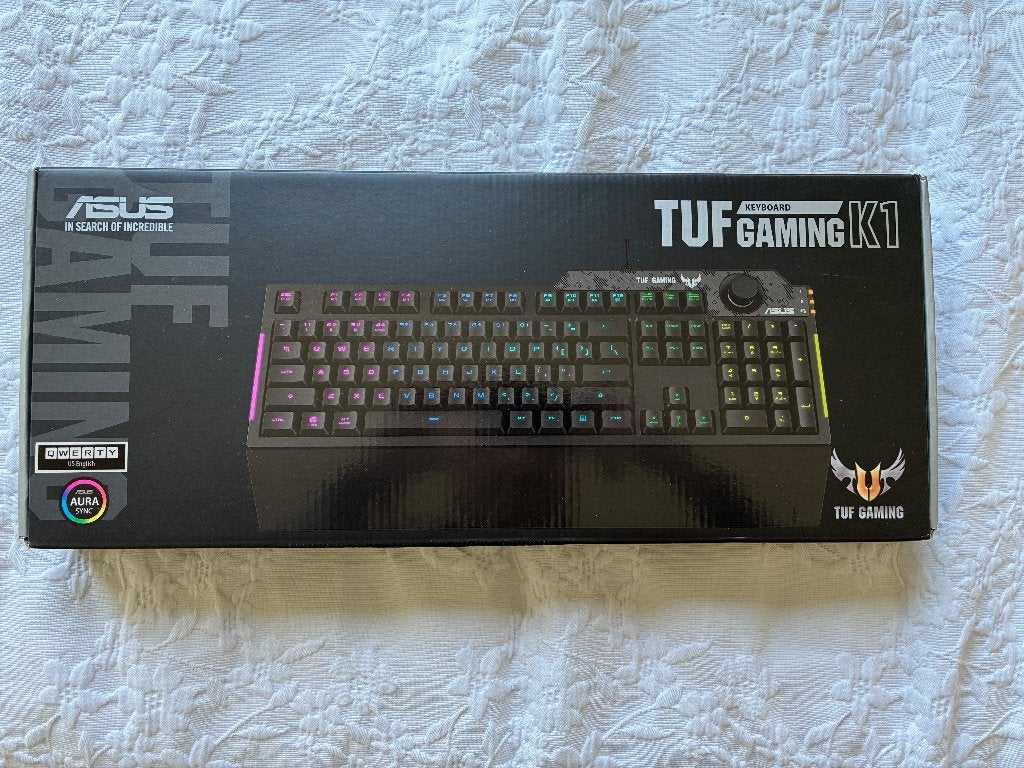 Asus Gaming Toetsenbord (QWERTY) - TUF GAMING K1, Gebruikt, Asus, Ophalen of Verzenden, Qwerty