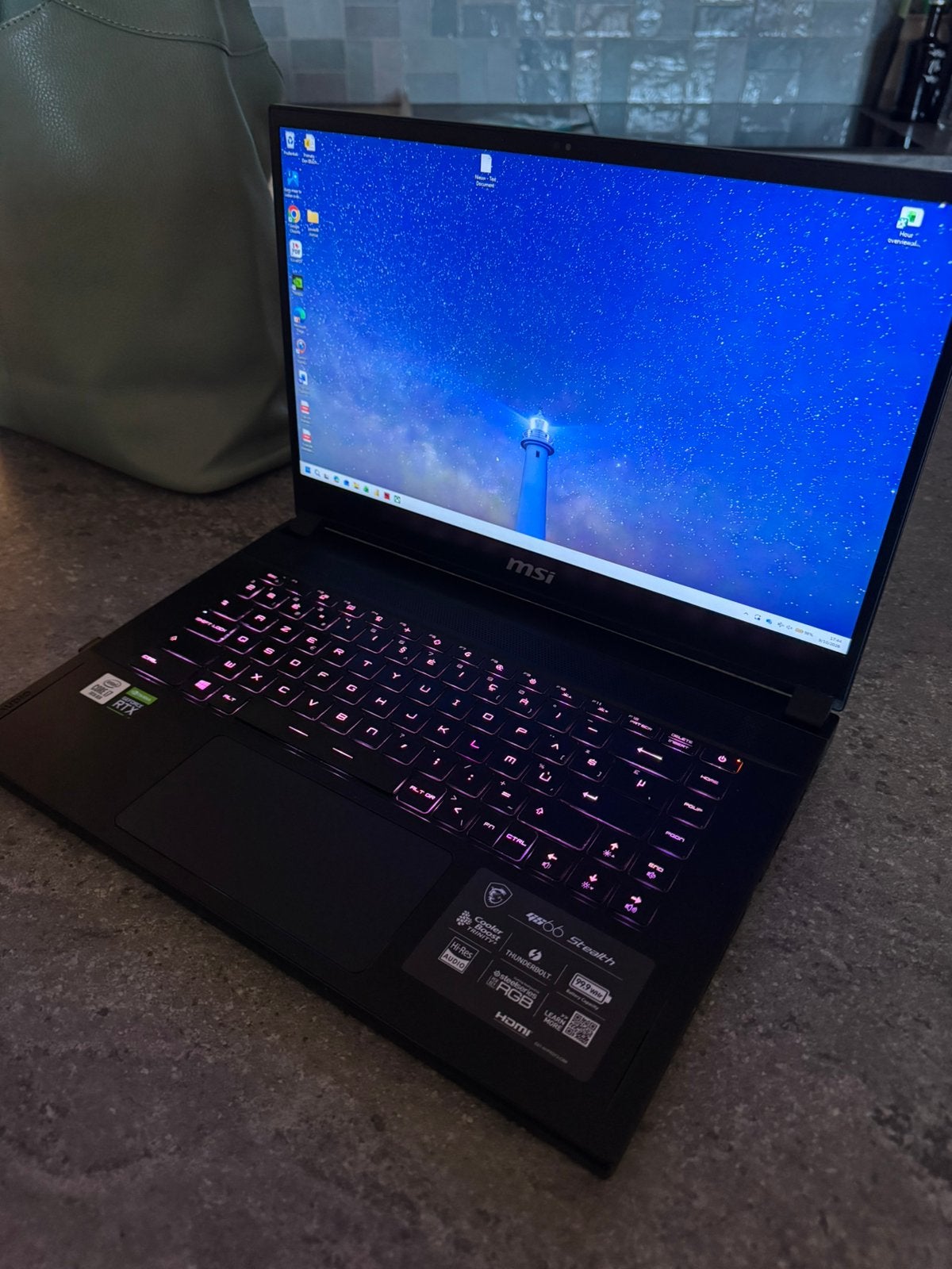 MSI GS66, Utilisé, Gaming, SSD, Azerty