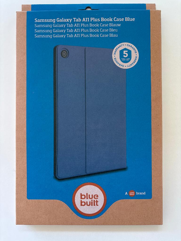 Ongebruikt, blauw hoesje voor Samsung Galaxy Tab A11 Plus, Samsung Galaxy Tab A11 Plus, 11 inch, Nieuw, Bescherming voor- en achterkant