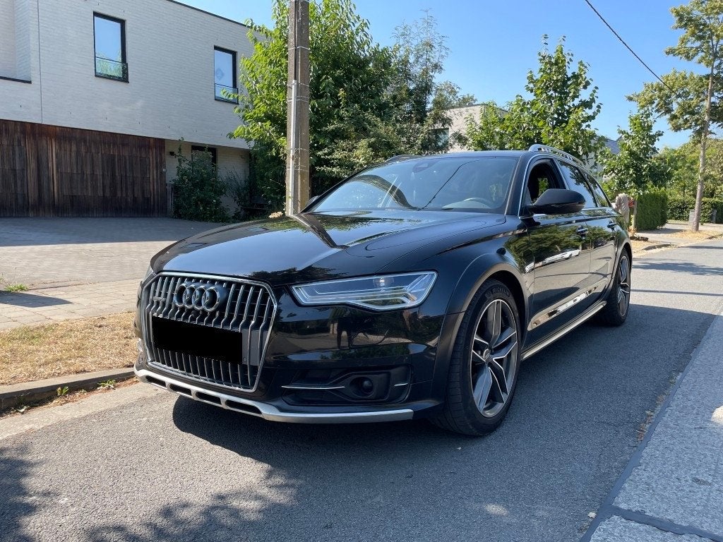 Audi A6 Allroad 272pk – Topuitvoering – Trekhaak – Gekeurd, Auto's, Audi, Automaat, Zwart, Leder, Particulier