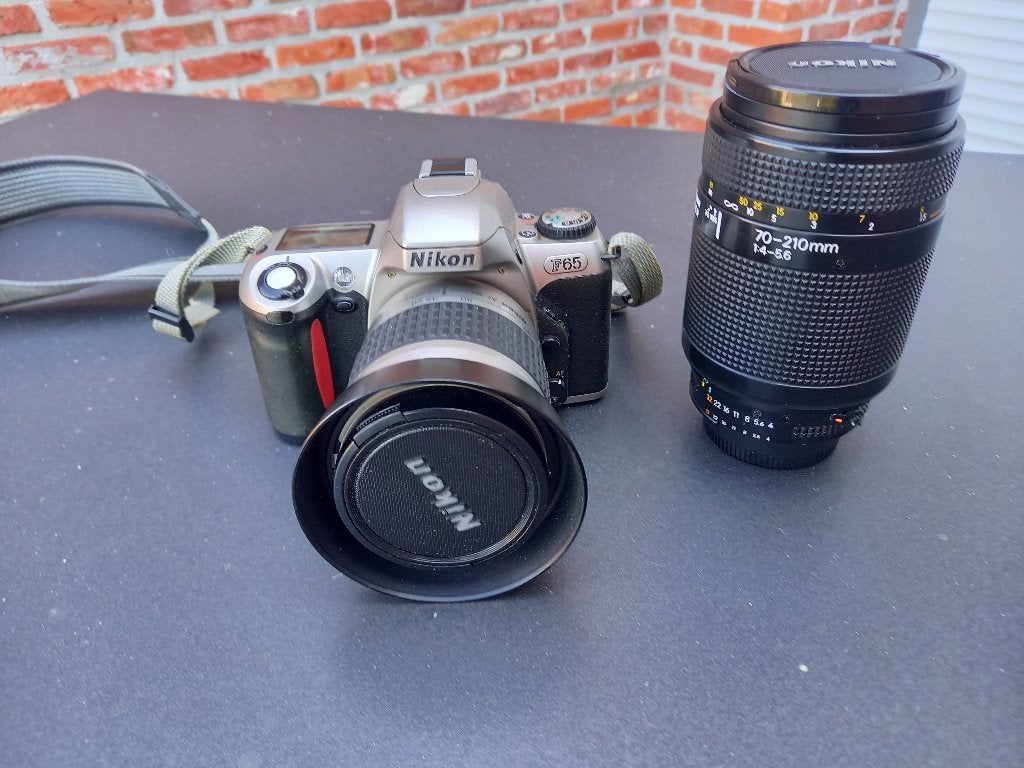 Nikon F65 analoog fototoestel met toebehoren, Ophalen, Gebruikt, Nikon
