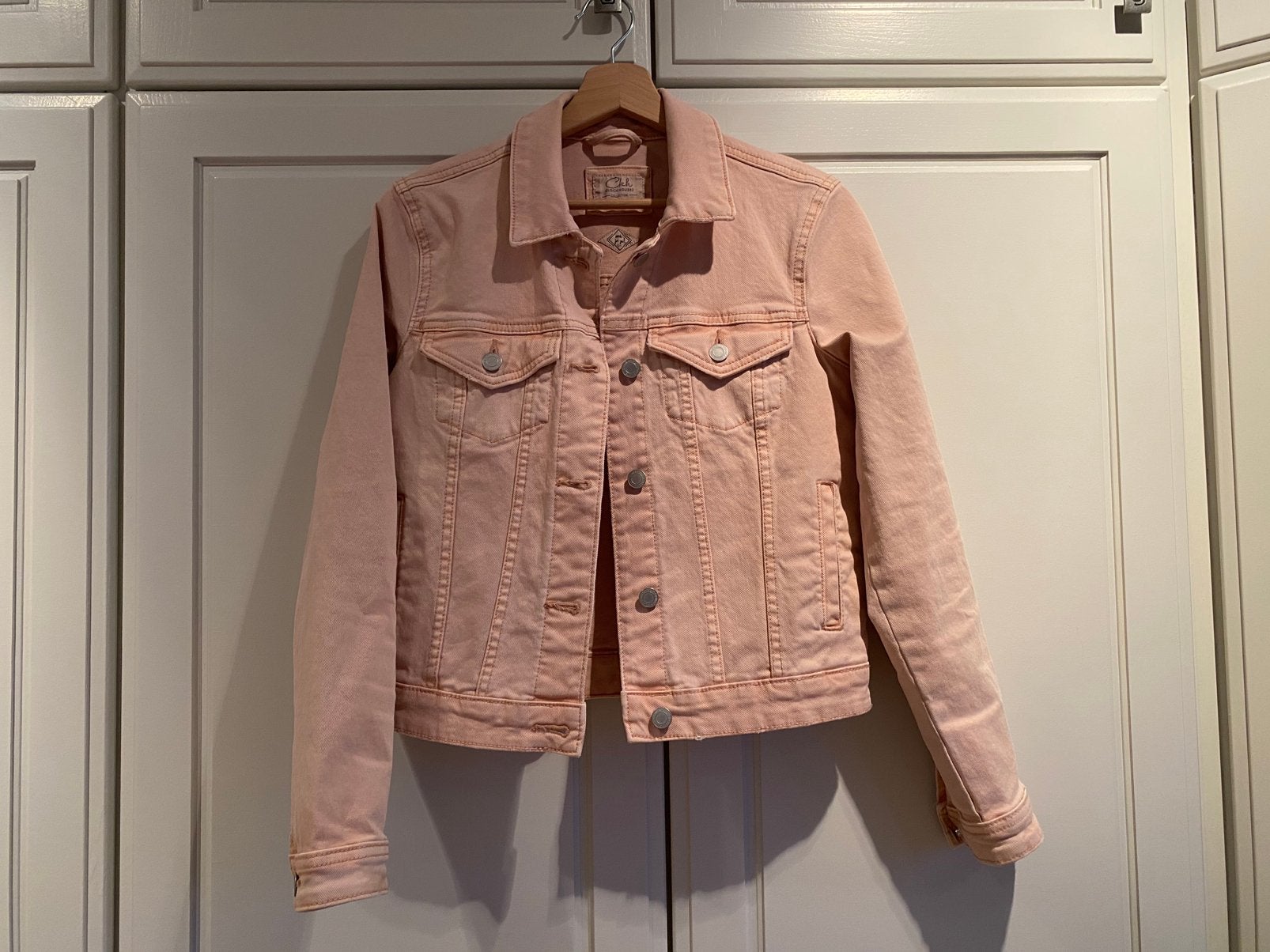 Jeans vest, Ophalen, Zo goed als nieuw, Maat 38/40 (M), Roze