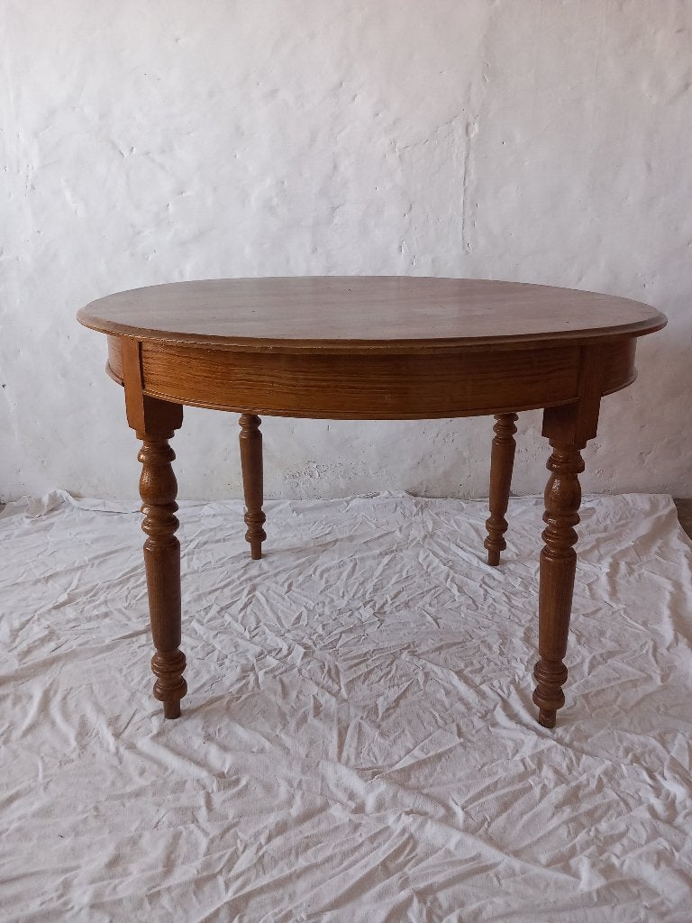 Table ronde en bois diamètre 110 cm, Maison & Meubles, Enlèvement, Utilisé, Rond