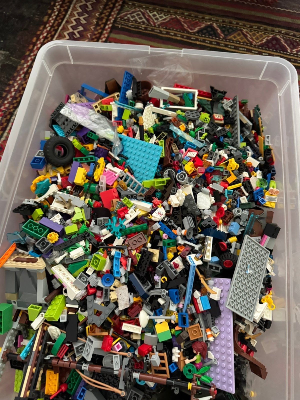 Legobak diverse blokken mix lego en lego friends, Kinderen en Baby's, Ophalen, Zo goed als nieuw