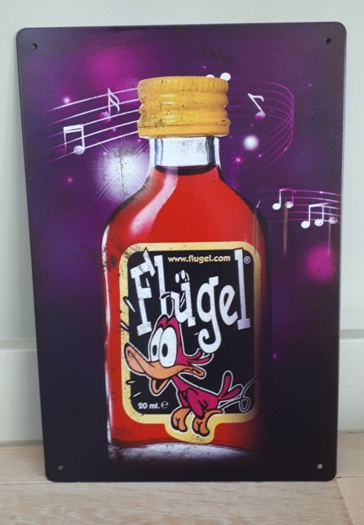Assiette murale Flugel Flügel en métal au look vintage, Enlèvement ou Envoi, Neuf