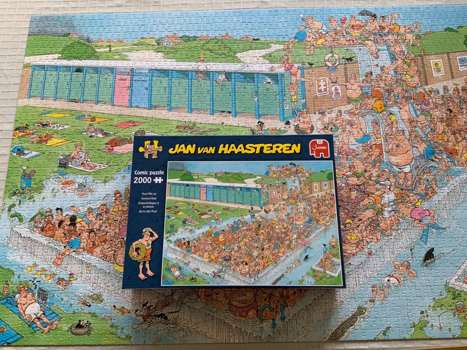 Jan van Haasteren - 2000 stukjes, Ophalen of Verzenden, 500 t/m 1500 stukjes, Zo goed als nieuw, Legpuzzel