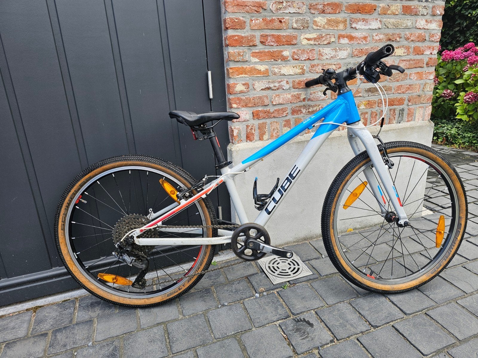 cube kinder mtb 24", Fietsen en Brommers, Ophalen, Gebruikt, Velgrem, Overige merken