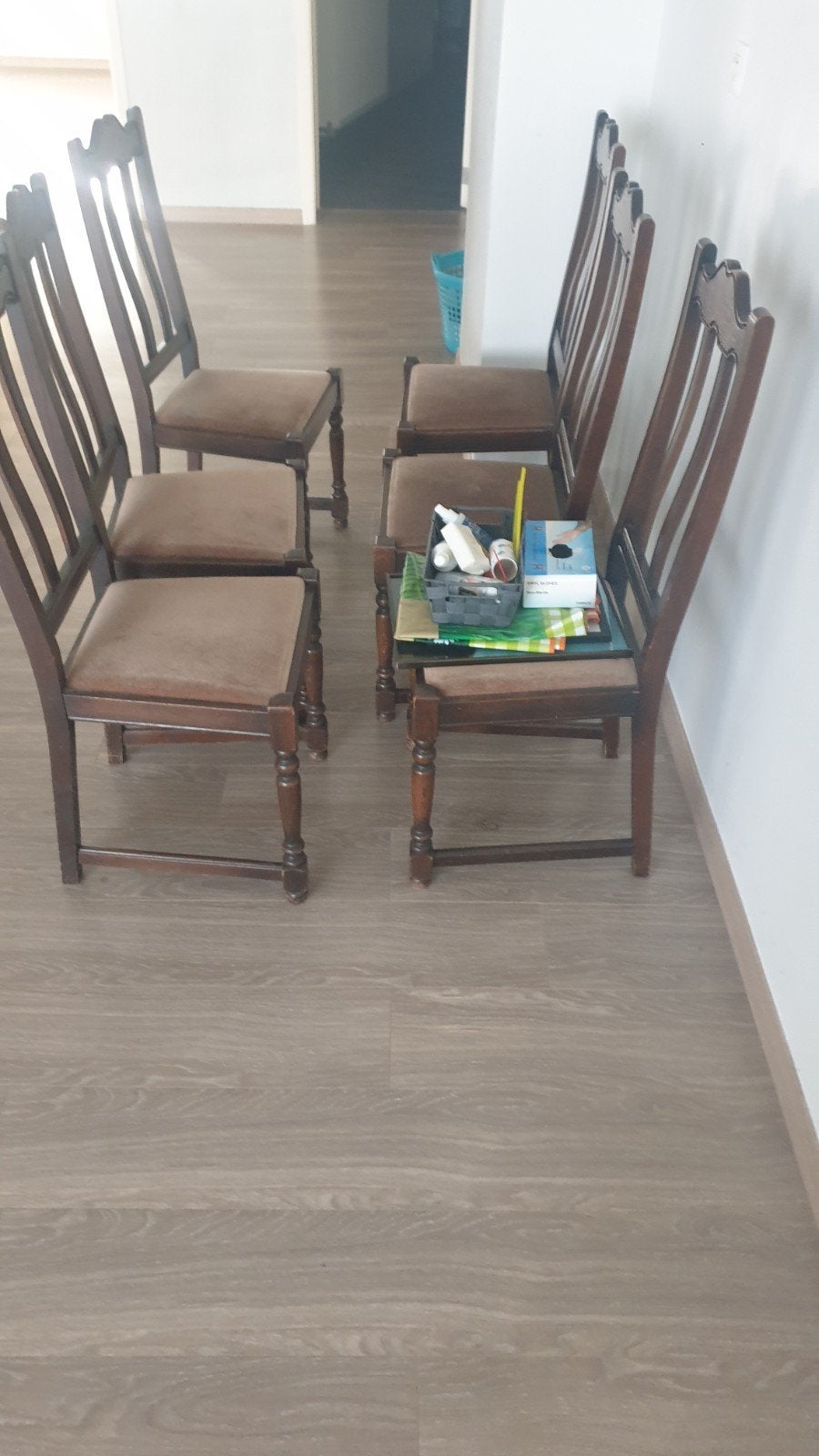 Vintage eiken stoelen, Ophalen, Zo goed als nieuw