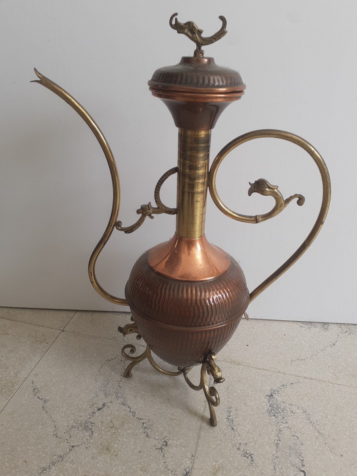 Arabische waterkan, Ophalen, Koper