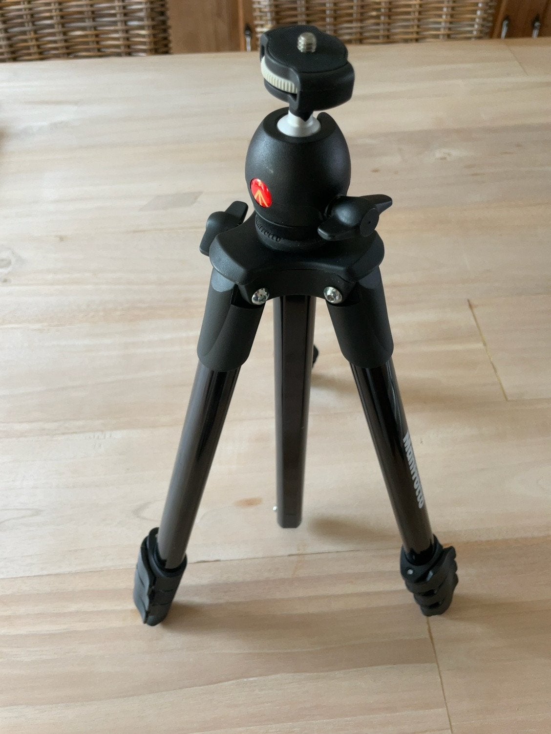 Manfrotto Compact Light Camerastatief MKCOMPACTLT-BK – Zwart, Audio, Tv en Foto, Fotografie | Statieven en Balhoofden, Ophalen of Verzenden