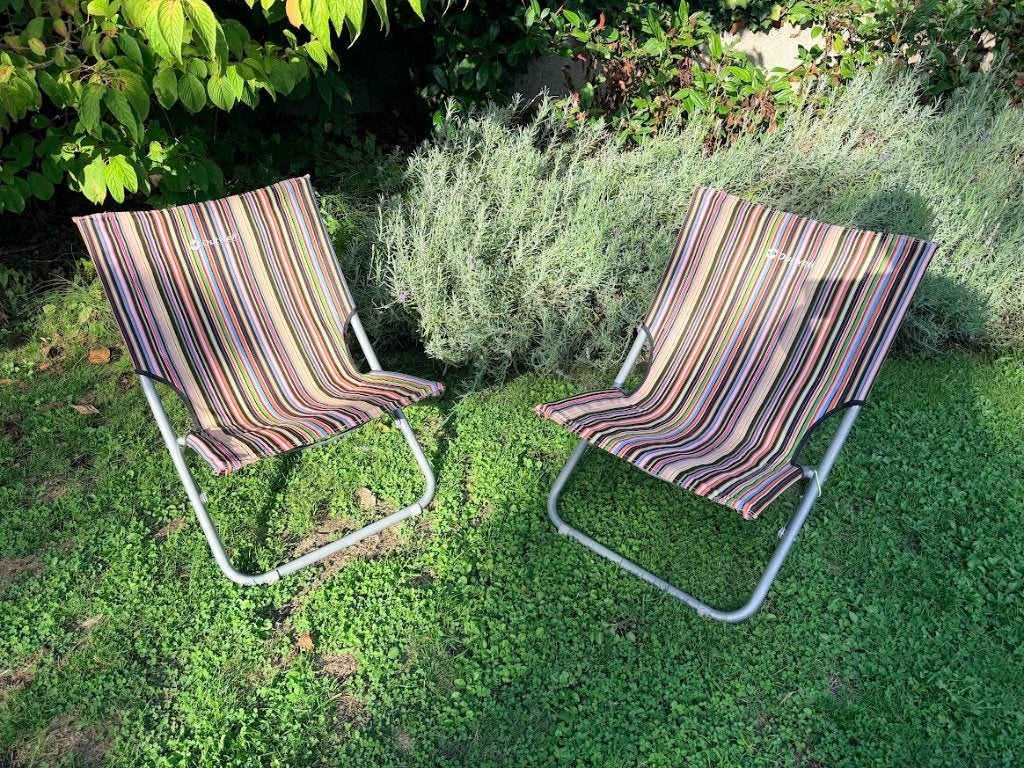 Outwell stevige campingstoeltjes (2 stuks), Caravanes & Camping, Meubles de camping, Enlèvement, Comme neuf, Chaise de camping