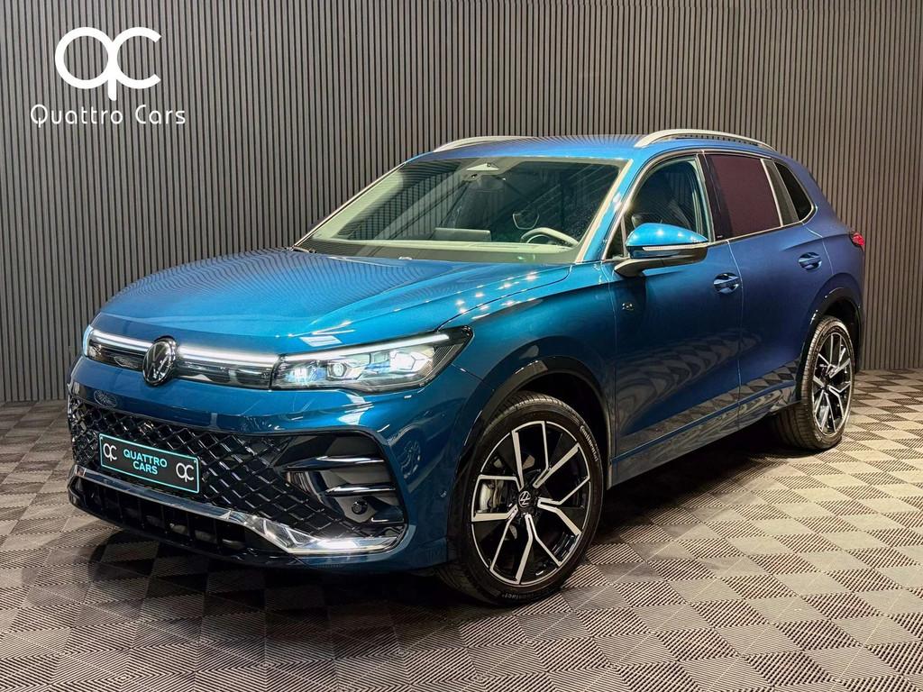 Volkswagen Tiguan 1.5 eTSI - TVA - R-Line - Boite auto - Cou, Auto's, Automaat, 4 cilinders, Blauw, Alcantara