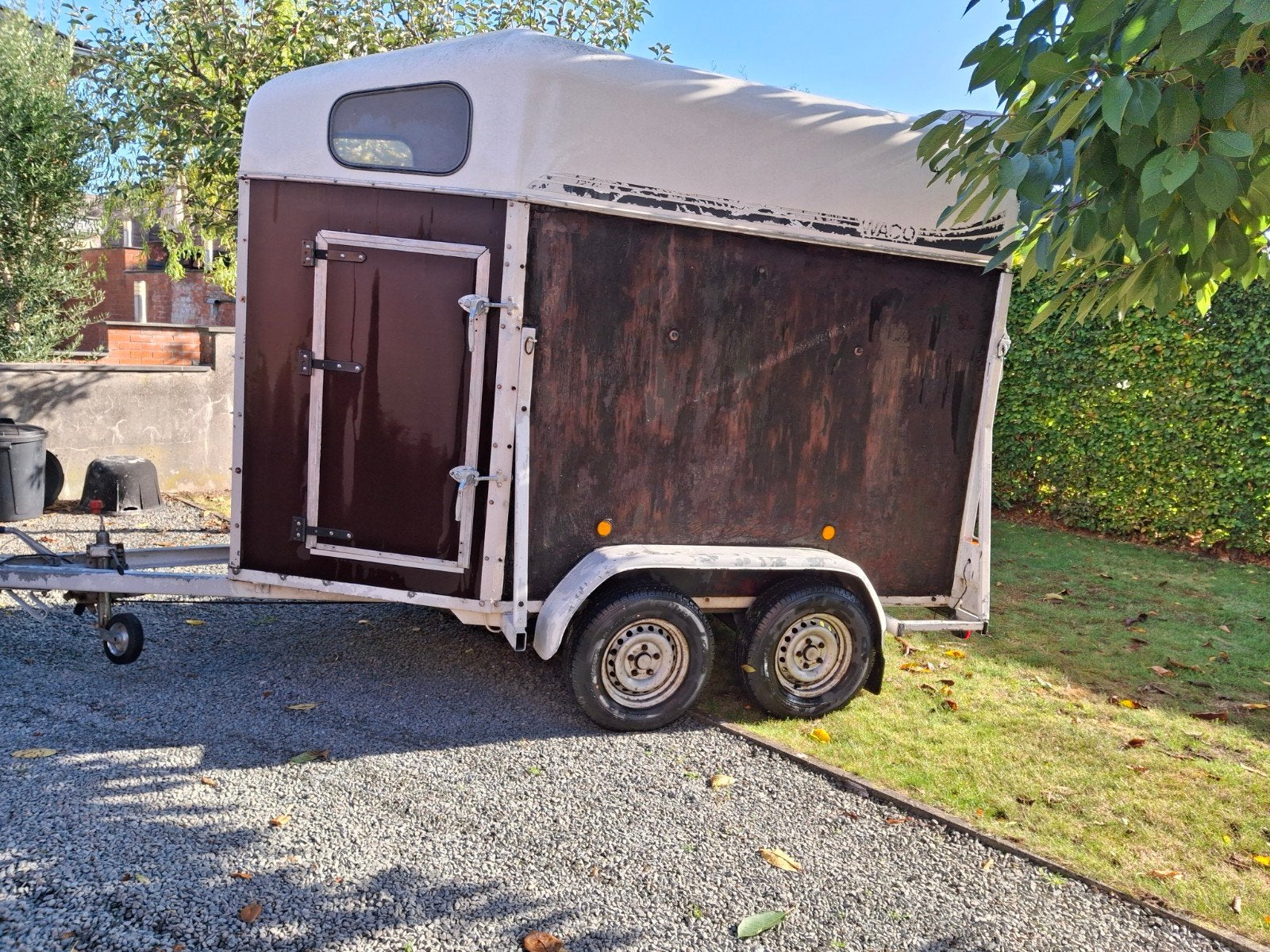 paarden trailer, Dieren en Toebehoren, Ophalen, Gebruikt, 2-paards trailer
