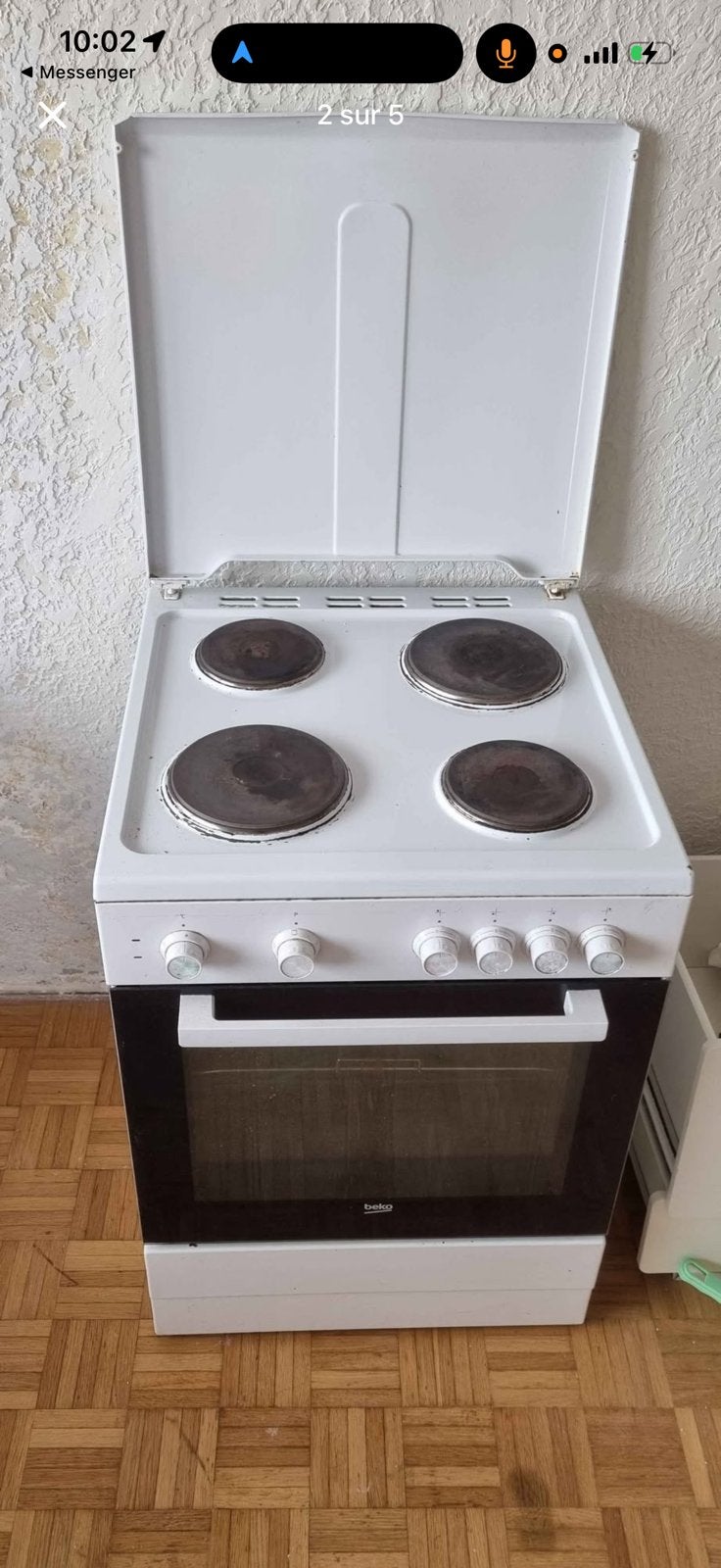 Cuisinière Beko électrique triphasée, Electroménager, Enlèvement, Utilisé, Électrique
