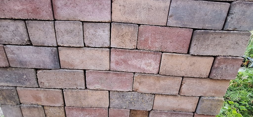 Klinkers, lot van 2100 stuks = 42 m2, Ophalen, Gebruikt, Klinkers, 10 m² of meer