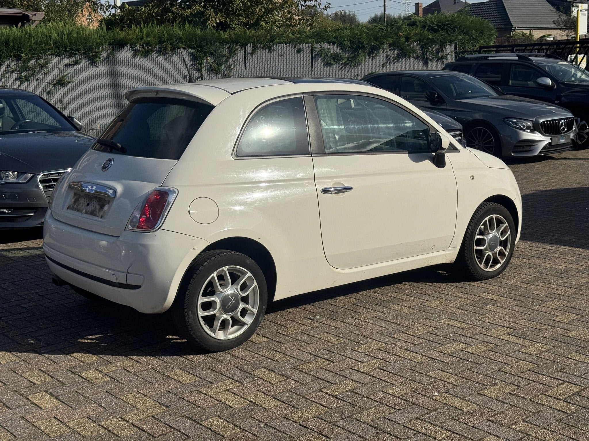 Fiat 500 1.2 BENZINE GEKEURD /PANO/LEDER/...., Auto's, 4 zetels, Gebruikt, 1242 cc, Overige kleuren