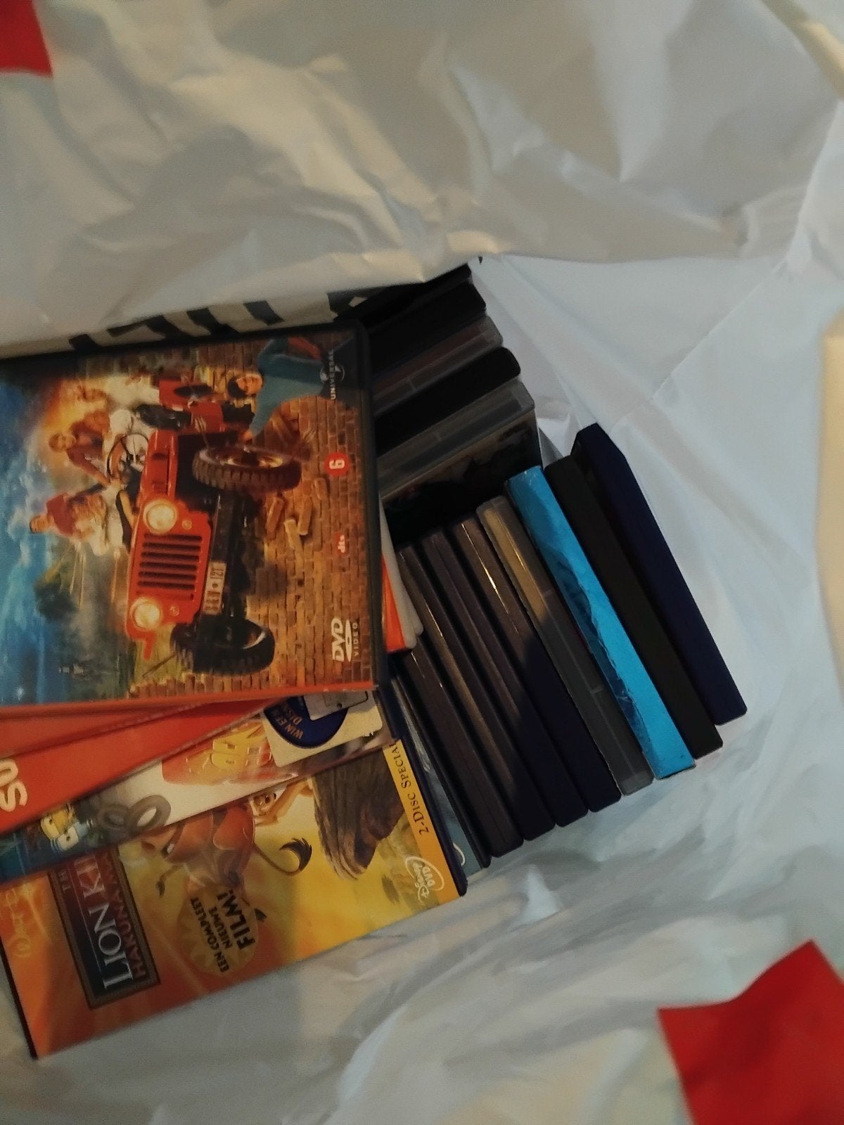 lot verschillende films (disney, etc..), Hobby en Vrije tijd, Ophalen, Gebruikt