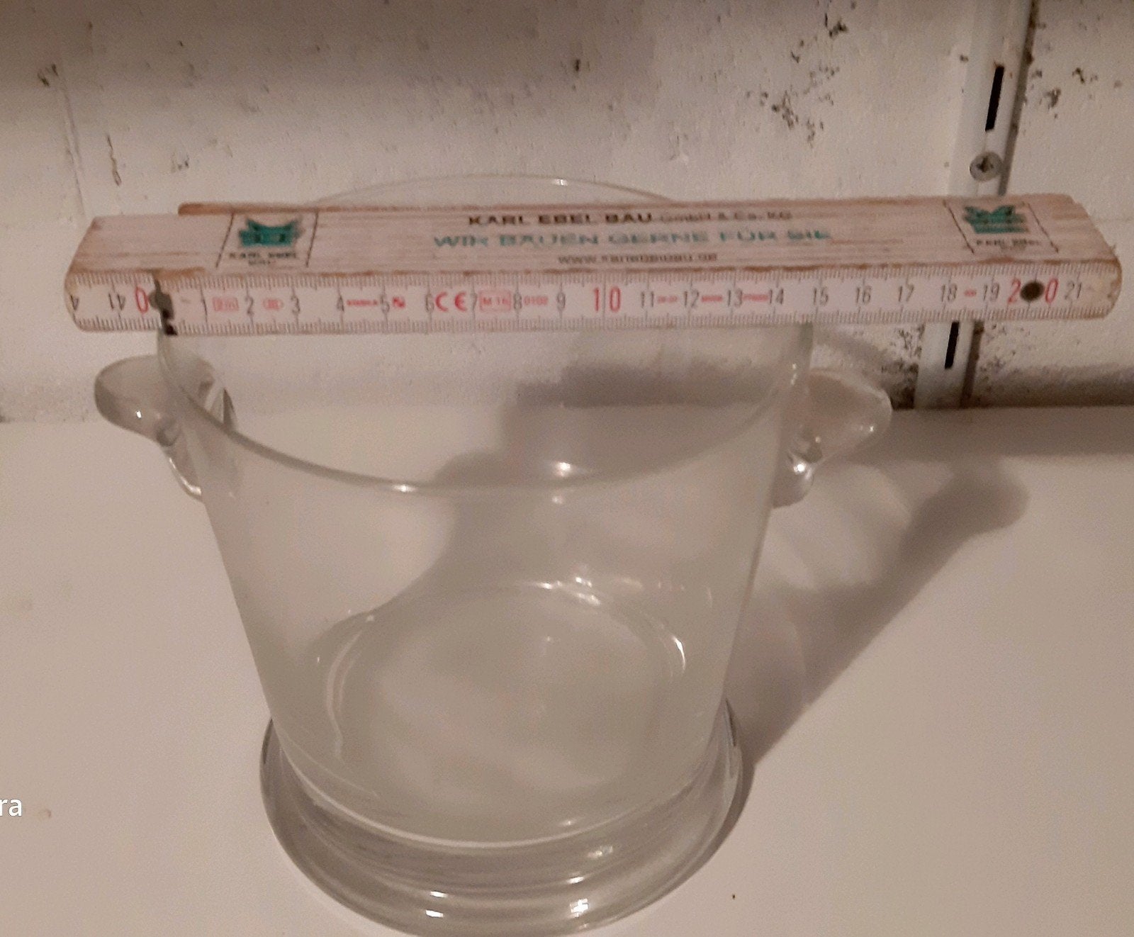 Petit refroidisseur à vin en verre, Enlèvement, Comme neuf