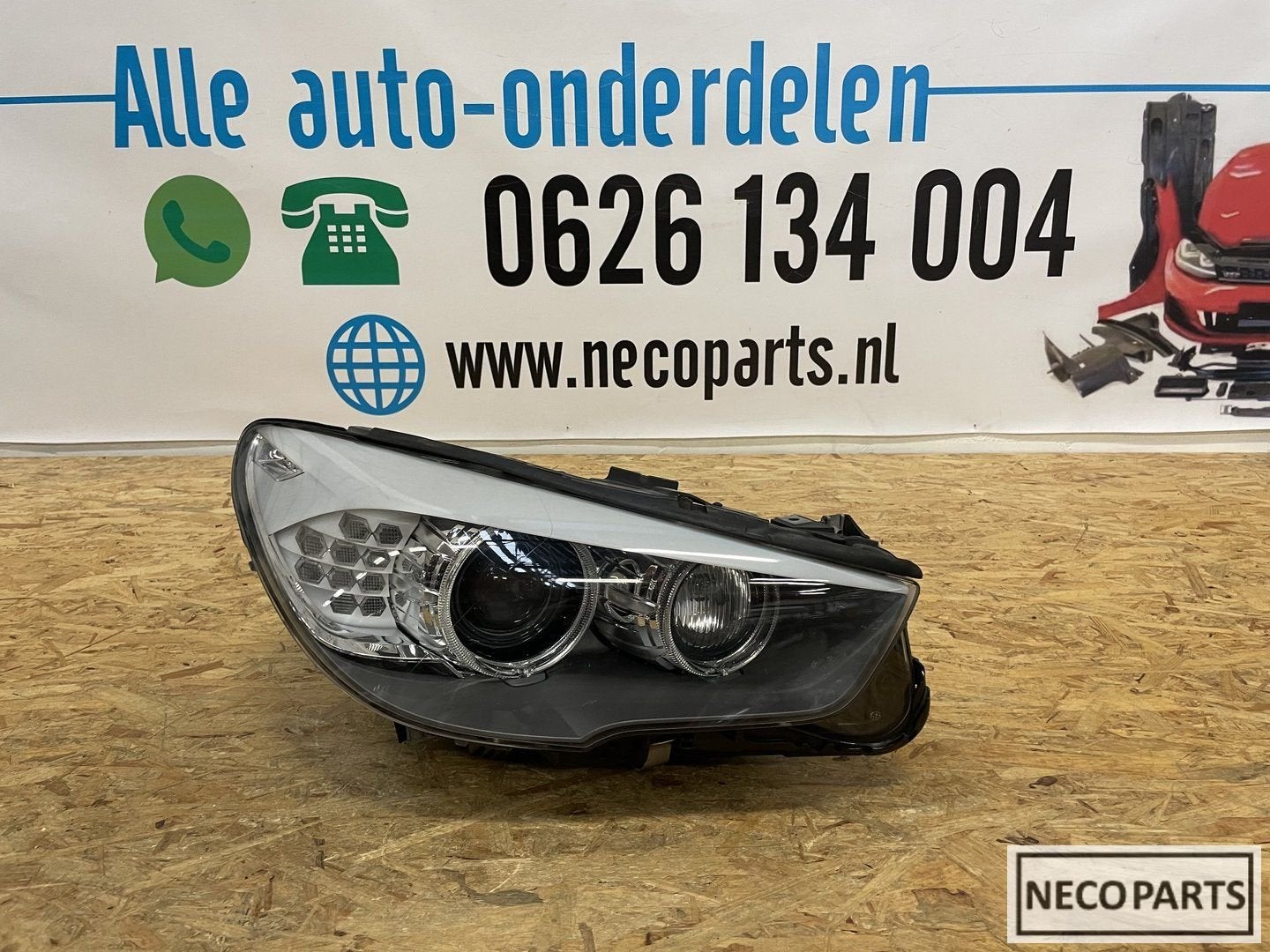 BMW 5 SERIE F07 GT XENON KOPLAMP RECHTS COMPLEET 7199614-11, Gebruikt, -, -, Ophalen of Verzenden