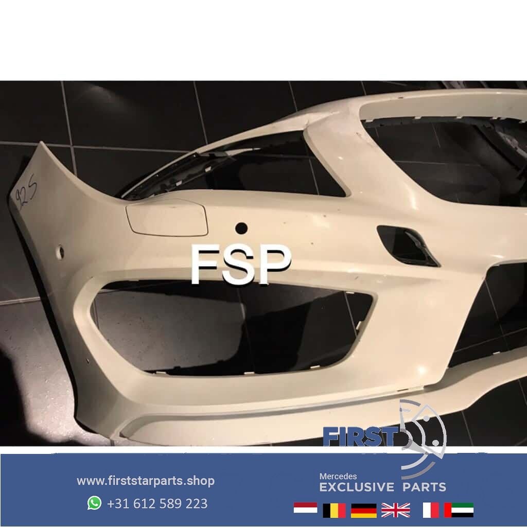 W117 CLA AMG VOORBUMPER WIT Mercedes 2013-2016 ORIGINEEL PDC, Avant, -, Enlèvement ou Envoi, Pare-chocs