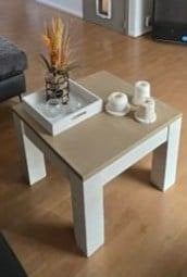 salontafel 45x45x60, Ophalen, 50 – 75, Minder dan 50 cm, Gebruikt