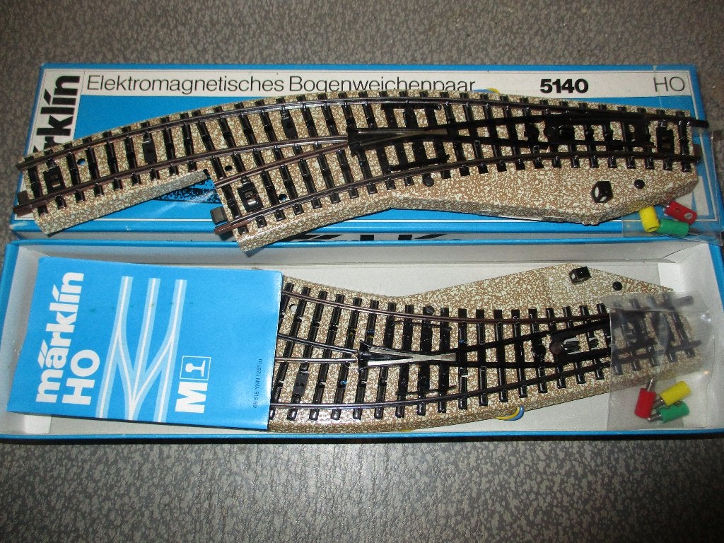 Marklin Aiguillages 5140, Enlèvement ou Envoi, Utilisé, Rails, Märklin