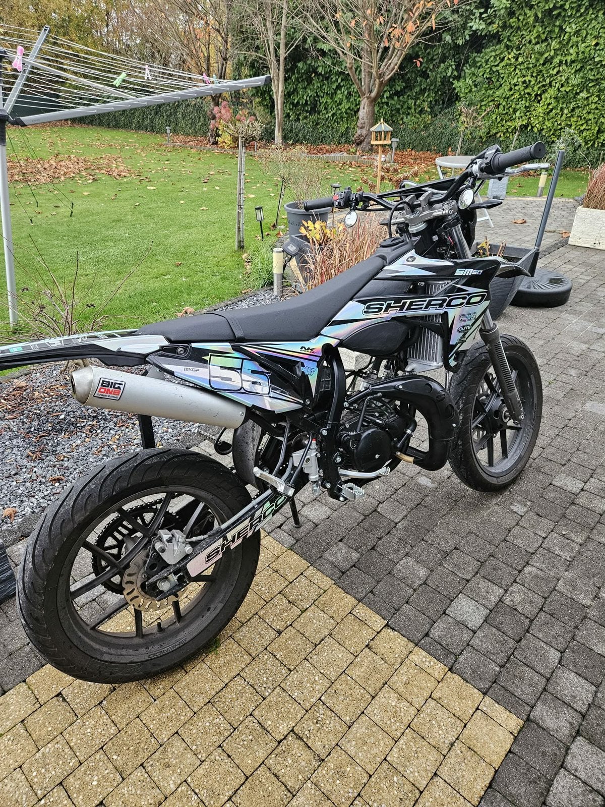 Sherco SM 50 | 2023 | 2.957 km | Extra uitlaat inbegrepen, 6 versnellingen, Zo goed als nieuw, 50 cc, Ophalen