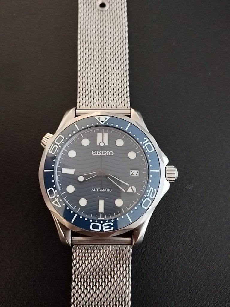 Seiko mod, Handtassen en Accessoires, Horloges | Heren, Staal, Polshorloge, Nieuw, Ophalen of Verzenden