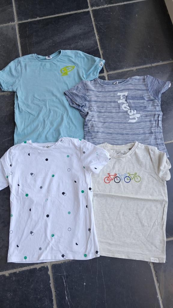 Lot 4 t-shirts 140, Cks, Ophalen of Verzenden, Zo goed als nieuw, Shirt of Longsleeve