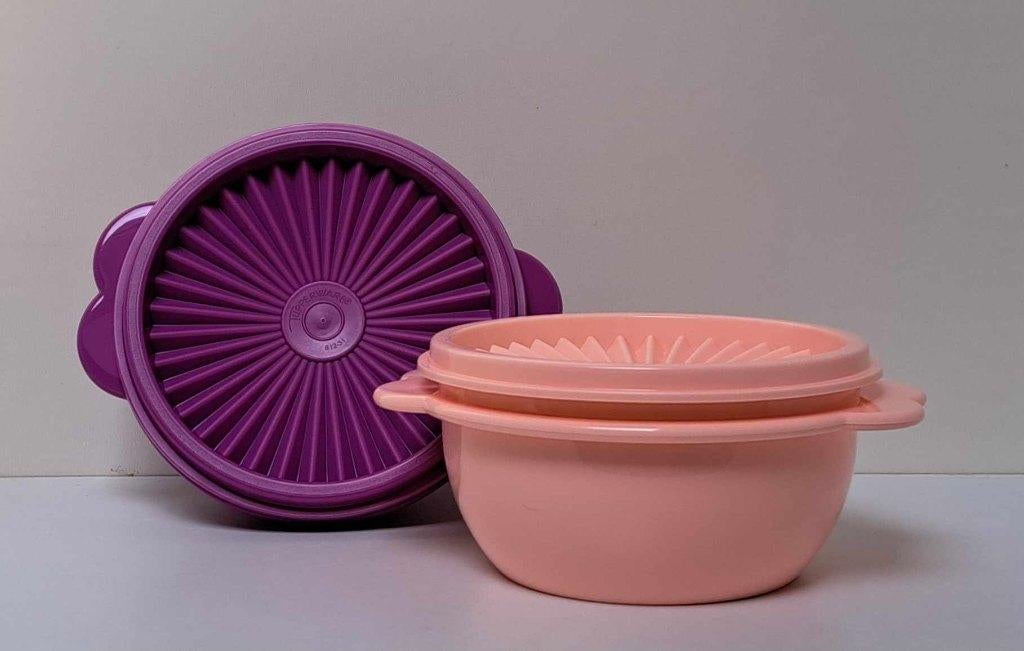 Tupperware™ « Bol Soleil » 400 ml x 2 - violet et rose, Maison & Meubles, Cuisine| Tupperware, Neuf, Récipient ou Bol, Violet