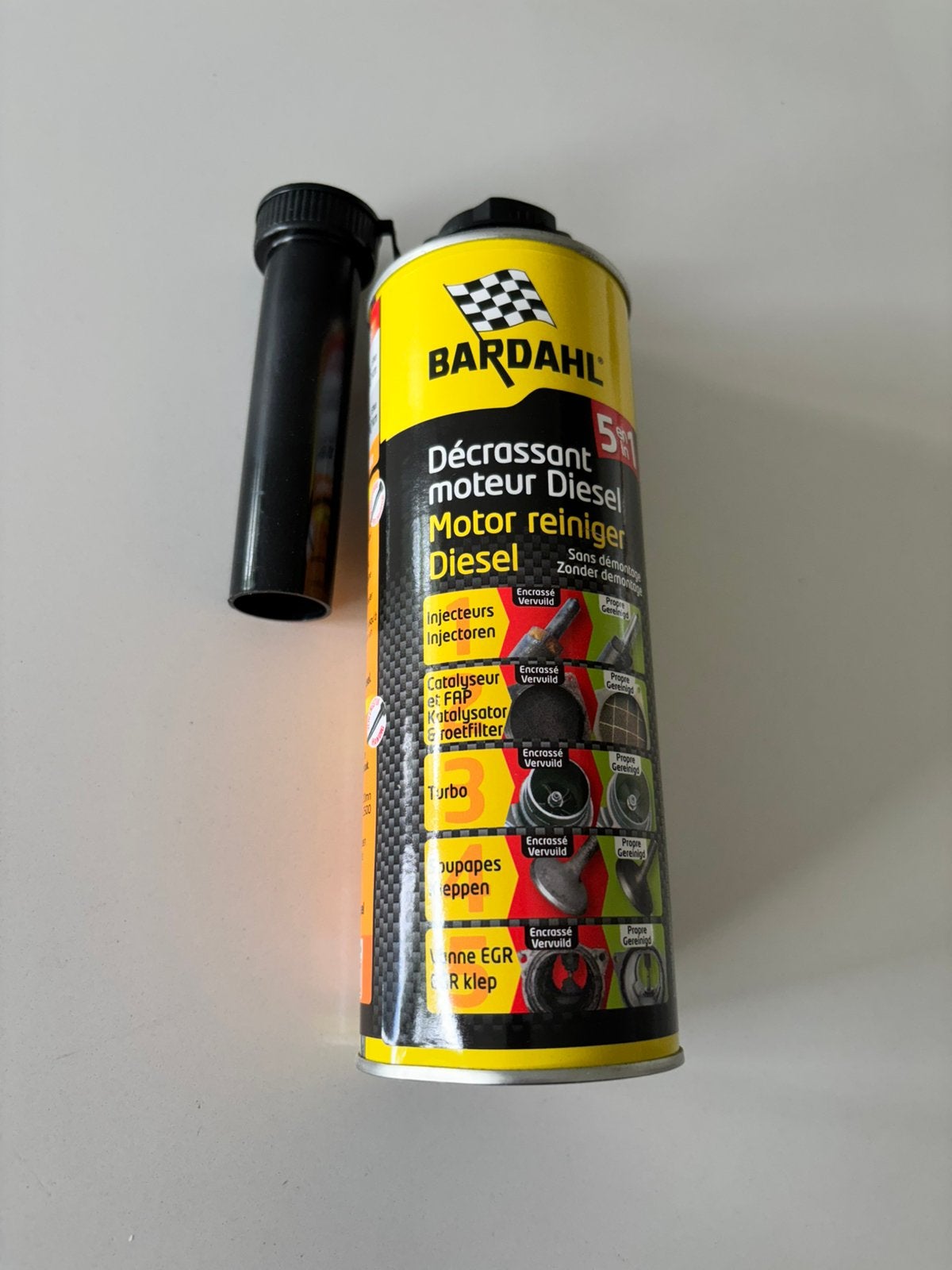 Bardahl 5-in-1 Diesel Motorreiniger – Nieuw - 500 ml, Ophalen of Verzenden, Nieuw
