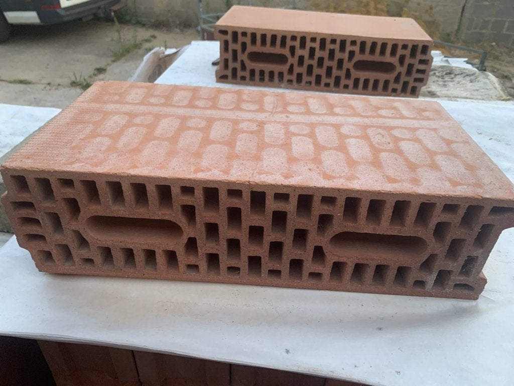 Porotherm PLS 500 10N 50X13.8X24.9, Doe-het-zelf en Bouw, Ophalen, Zo goed als nieuw, Bakstenen