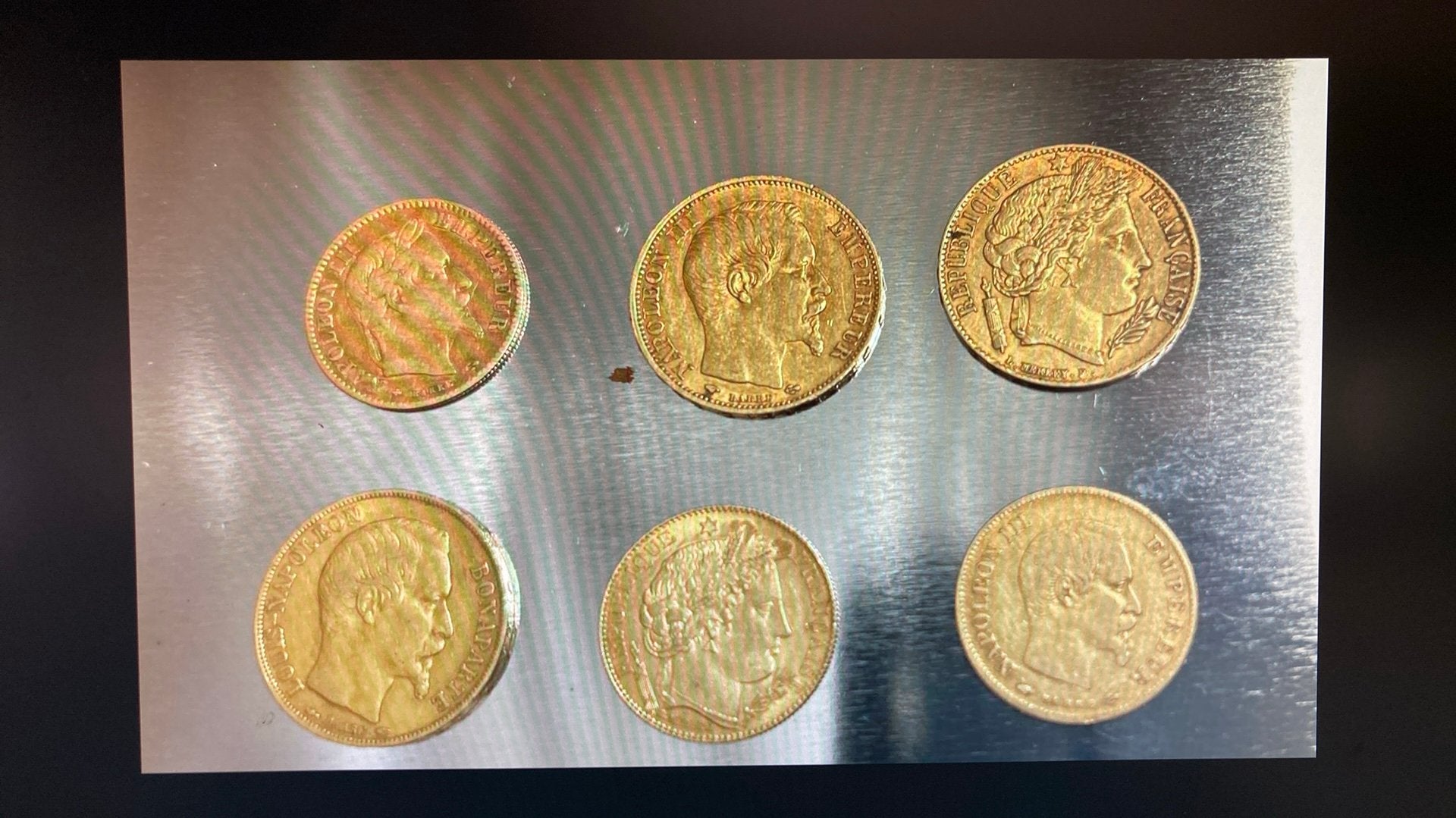 Gouden munten Napoleon, Ophalen