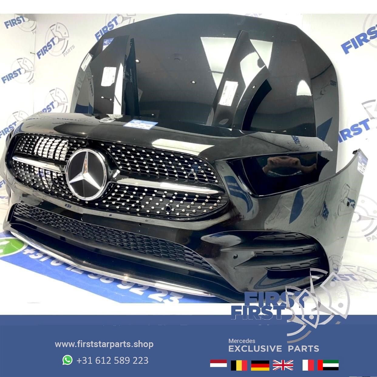 W177 V177 GT (A35) AMG LINE VOORKOP KOSMOS ZWART Mercedes A, Gebruikt, -, Voor, Ophalen of Verzenden