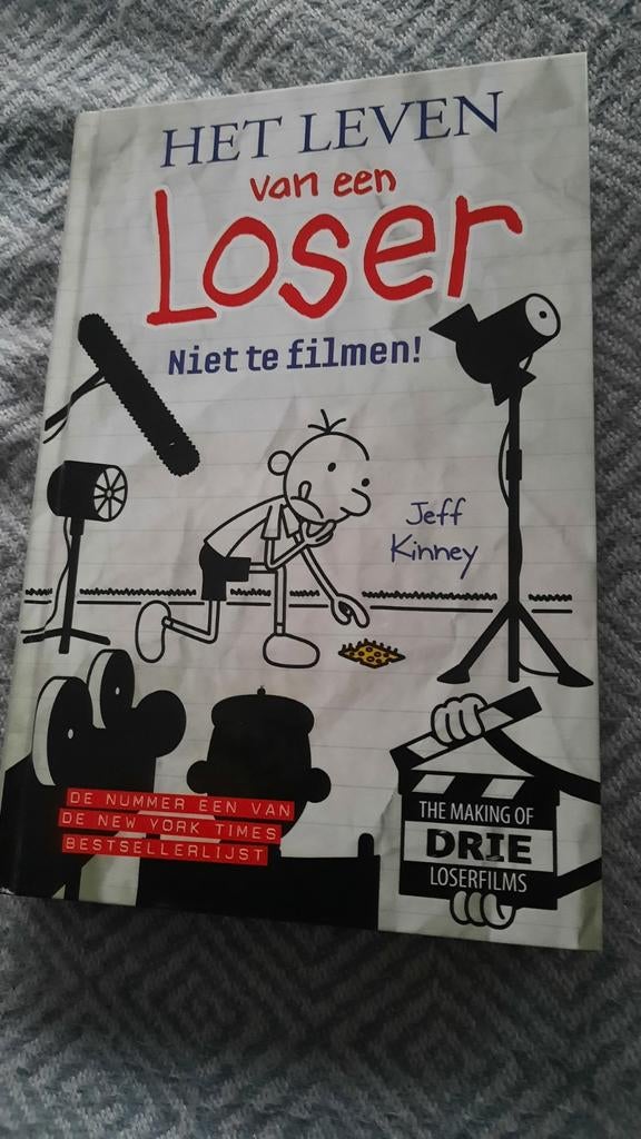 Jeff Kinney - HET LEVEN VAN EEN LOSER Niet te filmen!, Jeff Kinney, Ophalen of Verzenden, Zo goed als nieuw, Fictie