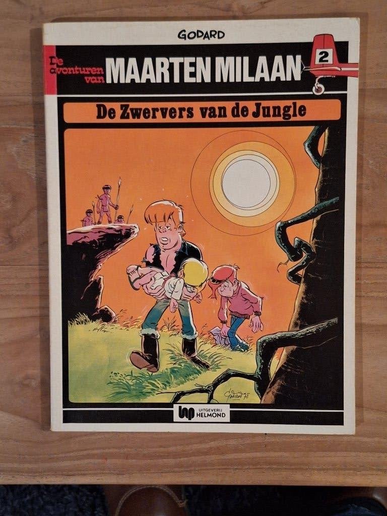 maarten Milaan 2: de zwervers van de jungle, Eén stripboek, Ophalen of Verzenden, Zo goed als nieuw