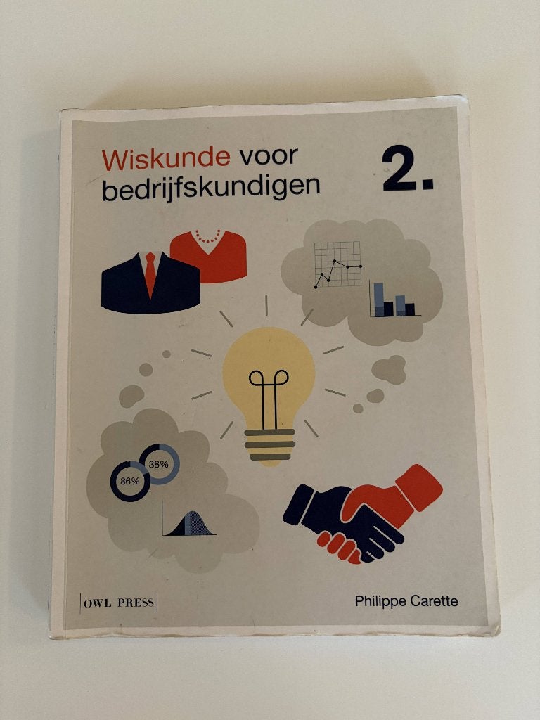 Handboeken Handelswetenschappen UGent Wiskunde 2, Boeken, Ophalen, Zo goed als nieuw