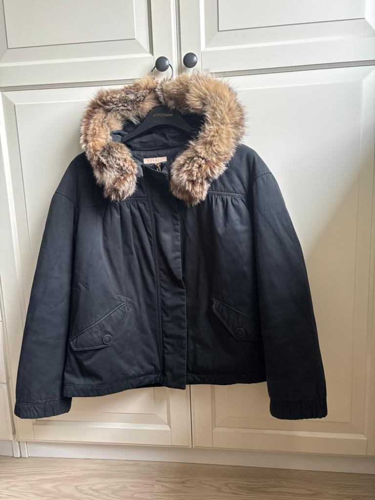 Mooi jas merk Sandro, Kleding | Dames, Jassen | Winter, Ophalen, Zo goed als nieuw