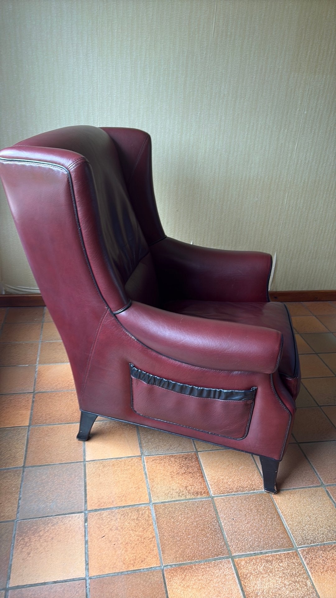 Fauteuils leer, 75 à 100 cm, Klasiek, Enlèvement, Utilisé