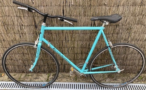 Vélo vintage vintage - Colnago - cadre bleu clair - original, Enlèvement, Frein sur jante, Overige merken, Années 60 ou plus récent