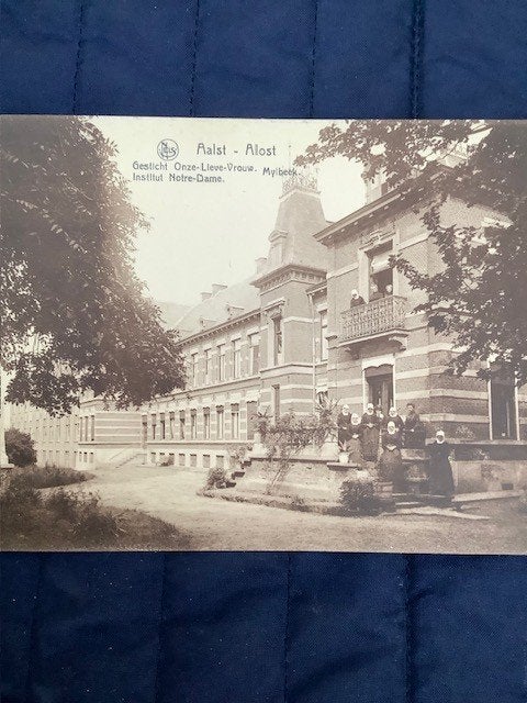 zichtkaart gesticht O.L.V Mylbeek Aalst, Ophalen of Verzenden, Ongelopen, Gebouw